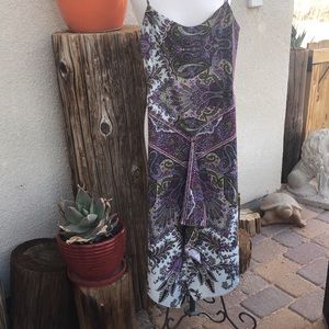 🌟 Super sexy Y Yigal paisley spaghetti strap sundress